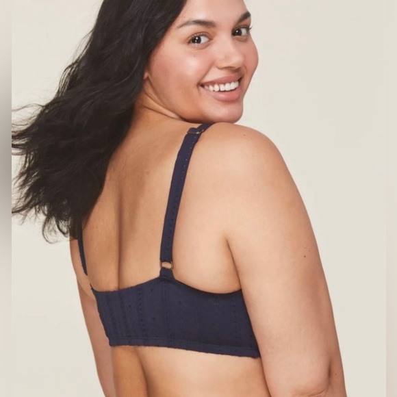 Andie Swim The Belmar bikini top black Size S NWT - Picture 2 of 11